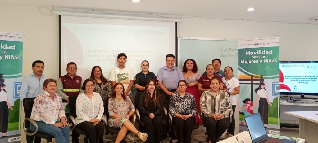 Quintana Roo avanza con la generación del “Diagnóstico sobre Movilidad de niñas y mujeres en el territorio con identificación de Zonas de Riesgo”