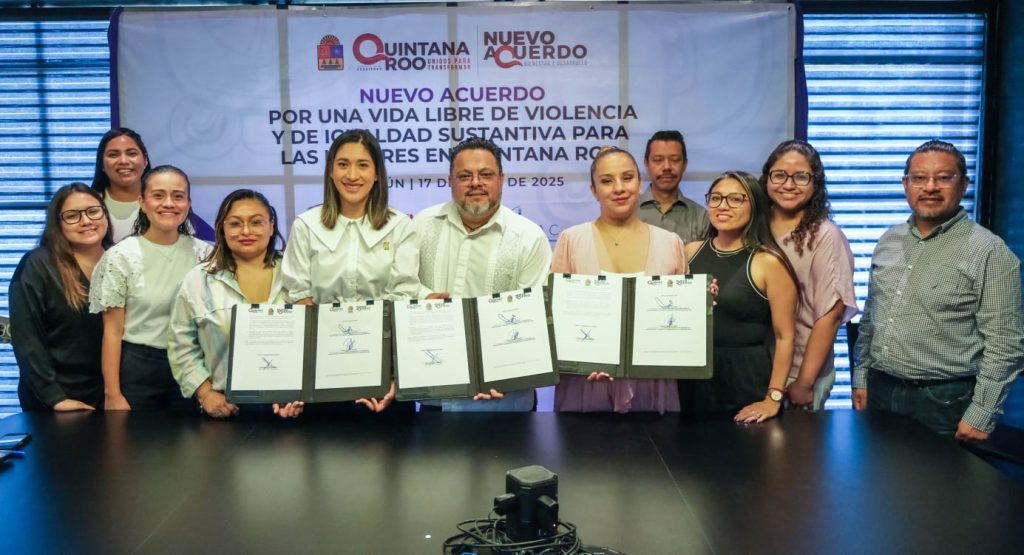 Firman SEMUJERES y CANIRAC alianza a favor de las mujeres en Quintana Roo